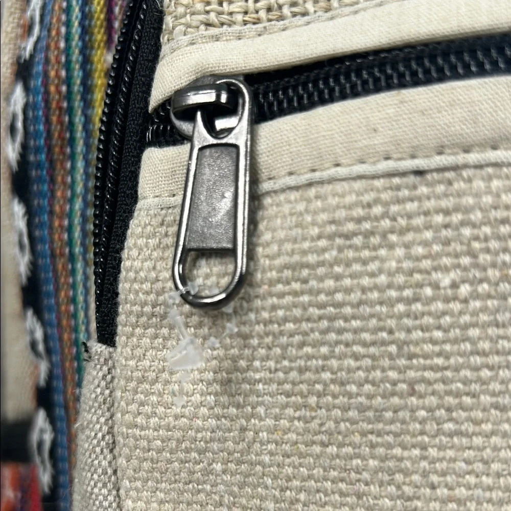 Jack Skellington Hemp Backpack Estes Park Colorado Boho Aztec‎ Sustainable NWOT
